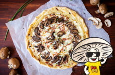 FunGuy’s Crimini Mushrooms and Bacon Flatbread