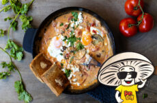 FunGuy’s Breakfast Eggs with Creamy Tomato Sauce